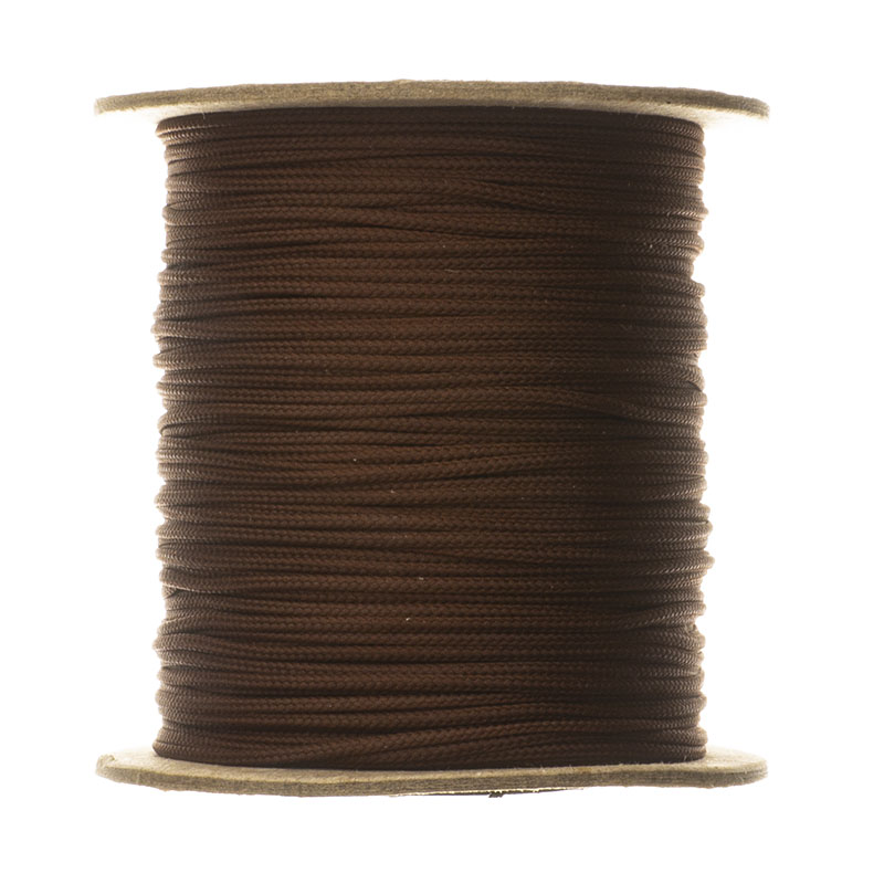 Proplétaná šňůrka 1,4 mm čokoládová 7929 - 100m