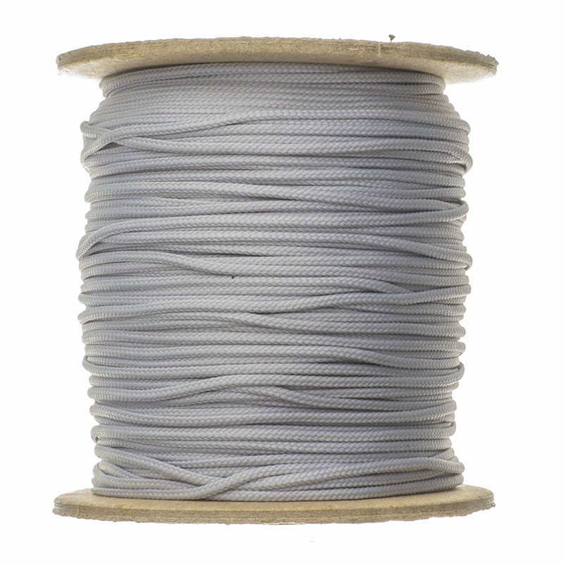 Proplétaná šňůrka 1,4 mm stříbrná šedá 8693 - 100m