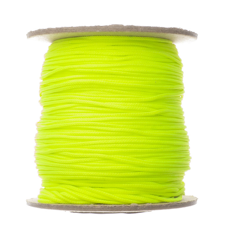 Proplétaná šňůrka 1,4 mm neonově žlutá 1108 - 100m