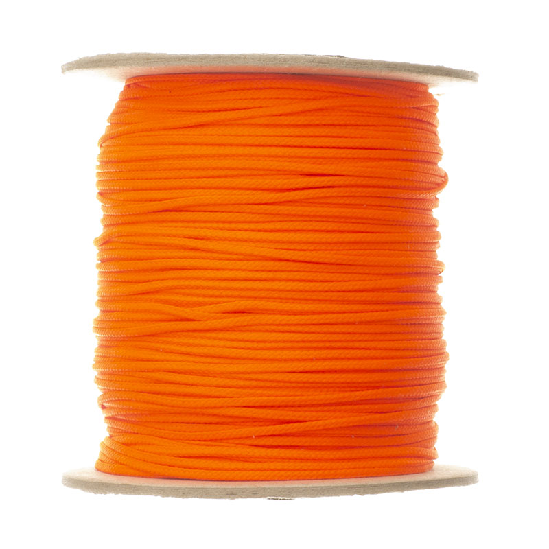 Proplétaná šňůrka 1,4 mm neonově oranžová 2127 - 100m
