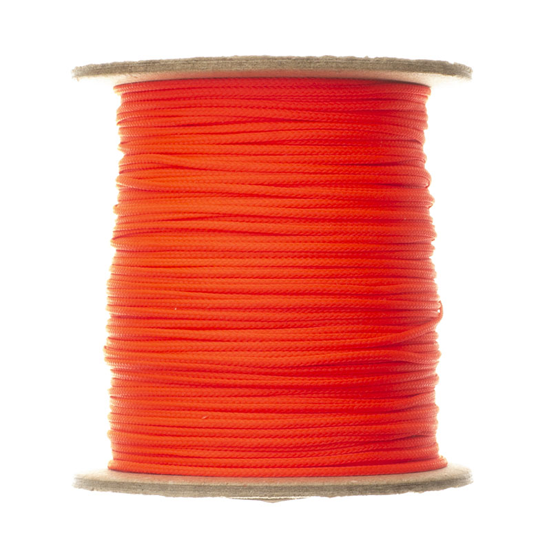 Proplétaná šňůrka 1,4 mm neonově červená 3157 - 100m
