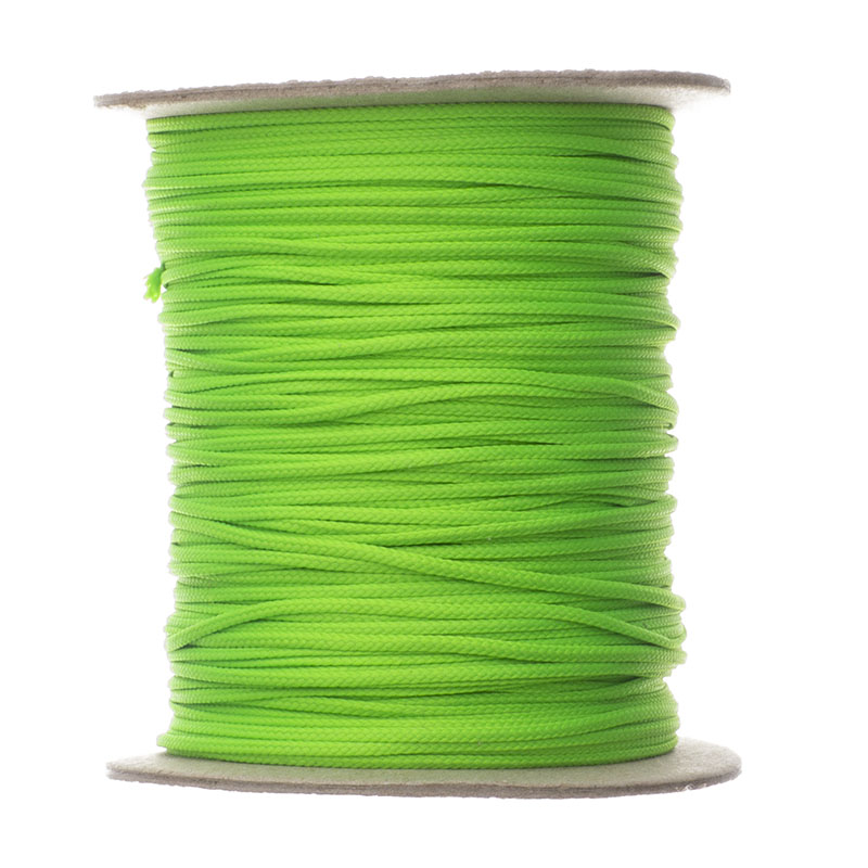 Proplétaná šňůrka 1,4 mm neonová zelená 5474 - 100m