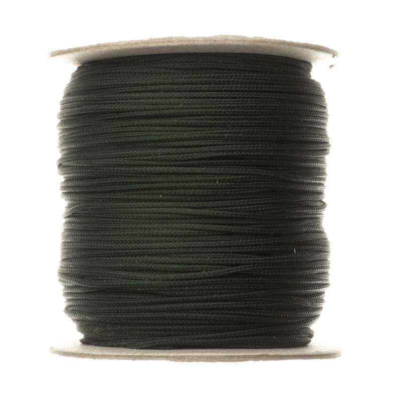 Proplétaná šňůrka 1,4 mm tmavě zelená 6398 - 100m