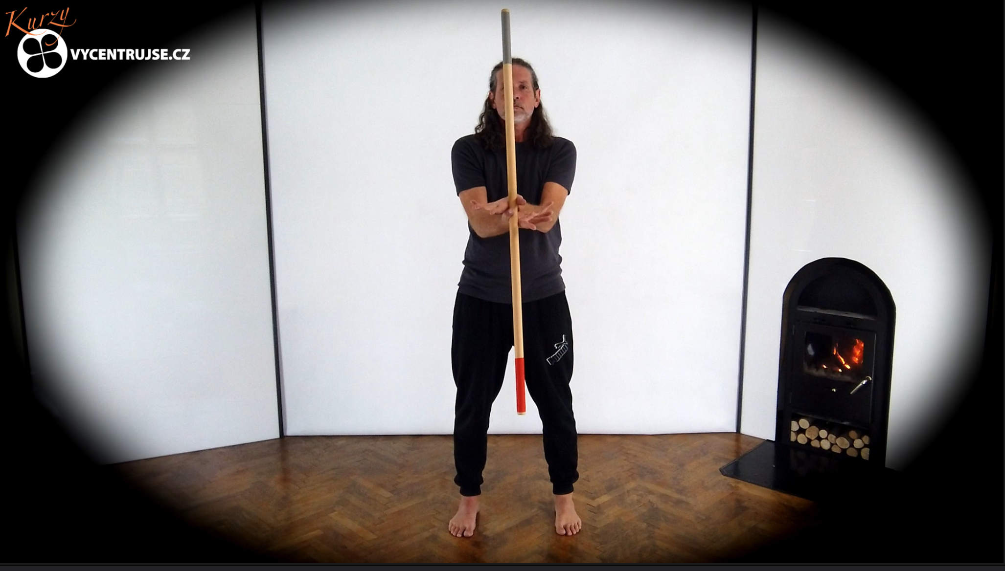 Buková hůl průměr 28 mm, délka 132 cm - 1ks