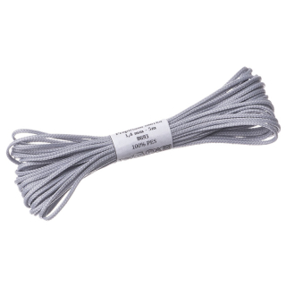 Proplétaná šňůrka 1,4mm stříbrná šedá  8693