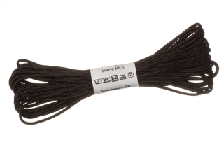 Proplétaná šňůrka 1,4mm  čokoládová 7929